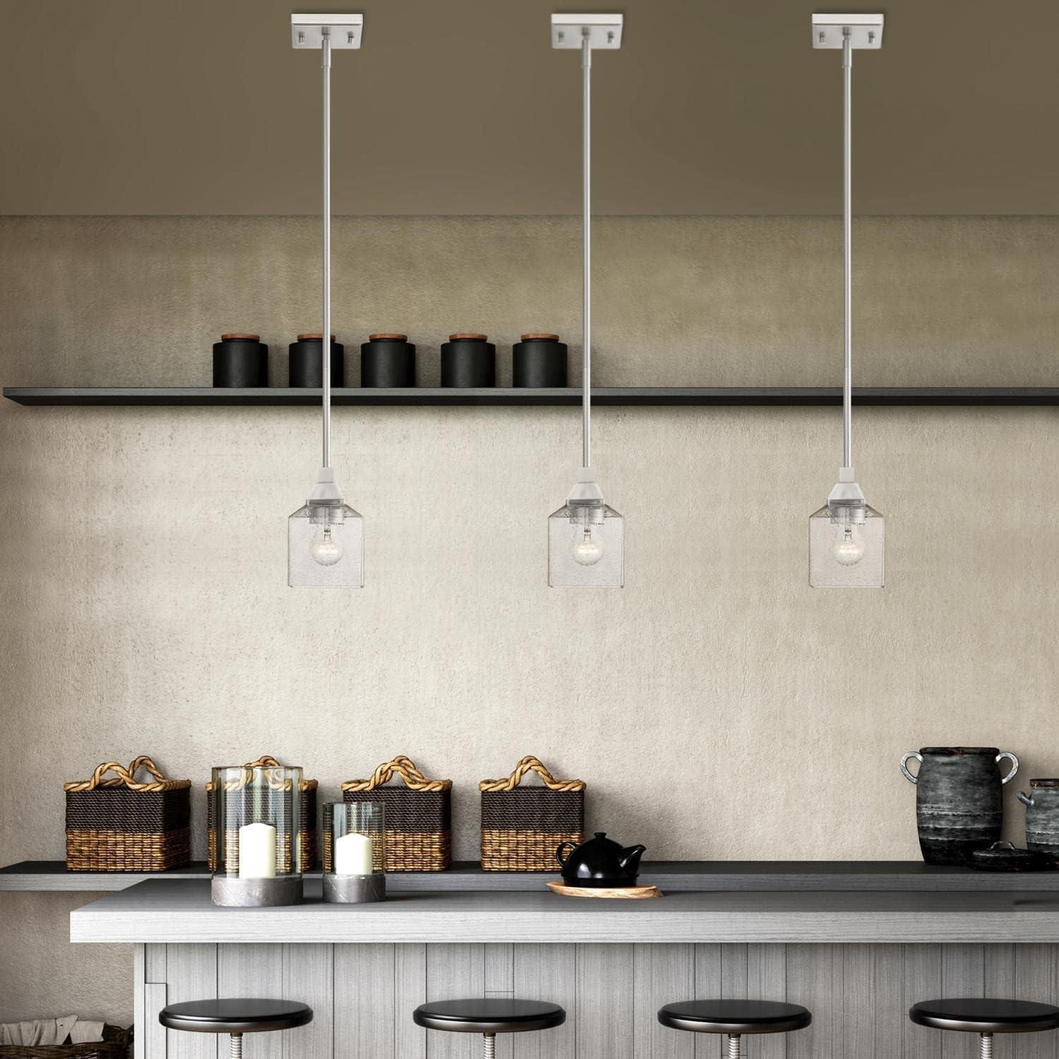 Livex Lighting Aragon 1 - Light Pendant in  Brushed Nickel