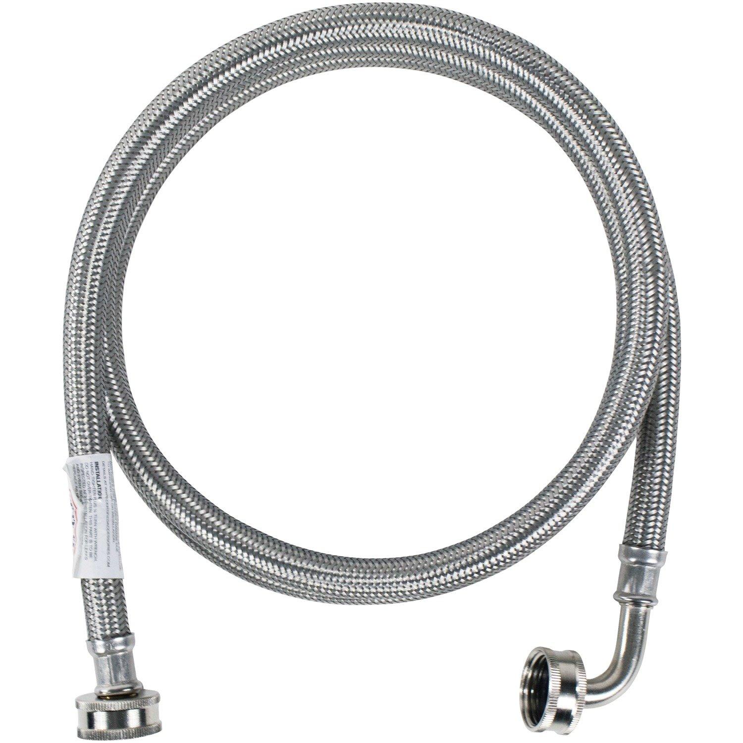 Certified Appliance WM72SSL Stainless Steel Washing Machine Hose, 6ft
