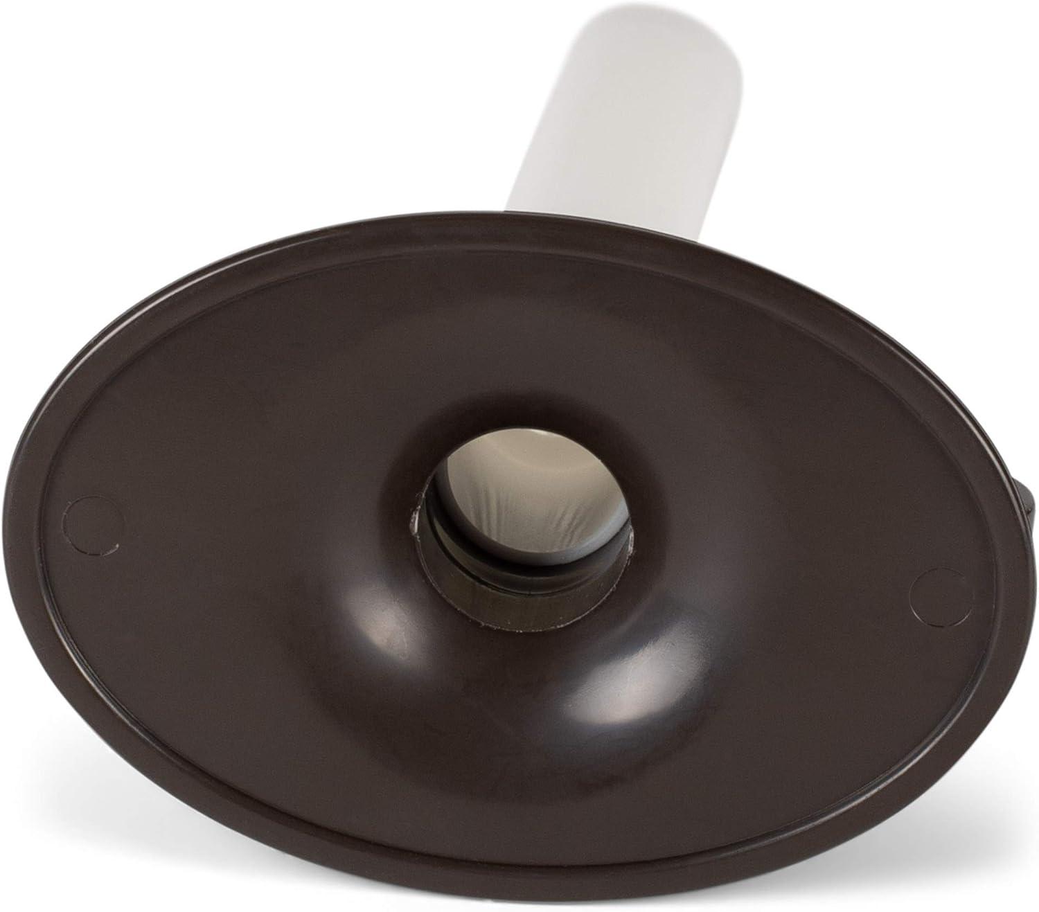 Antique Bronze LED Flameless Taper Candles with Timer, Set of 2