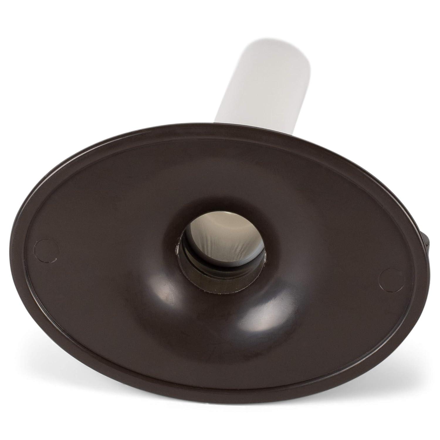 Antique Bronze LED Flameless Taper Candles with Timer, Set of 2