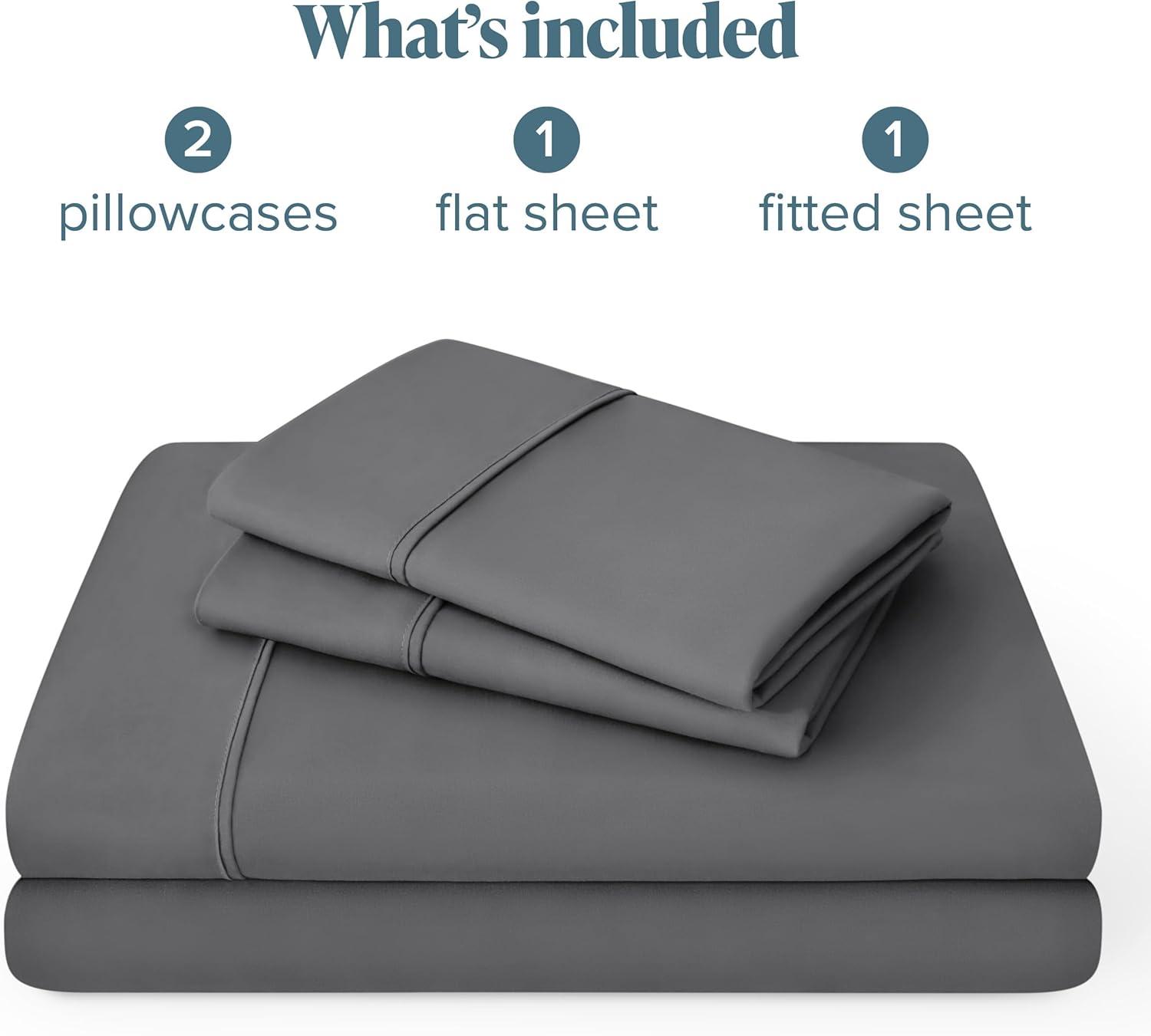Bare Home Microfiber Dual Pocket Sheet Set
