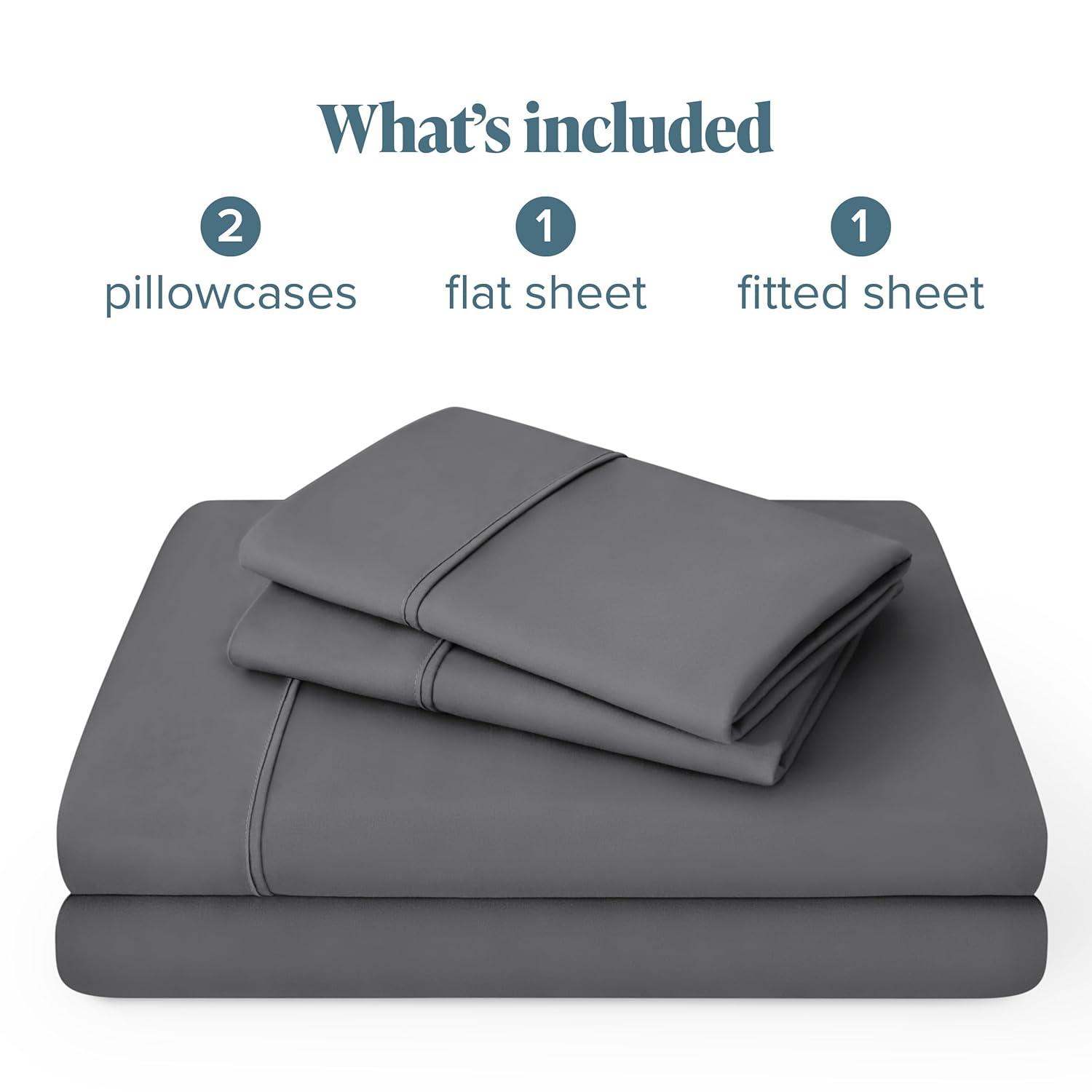 Bare Home Microfiber Dual Pocket Sheet Set