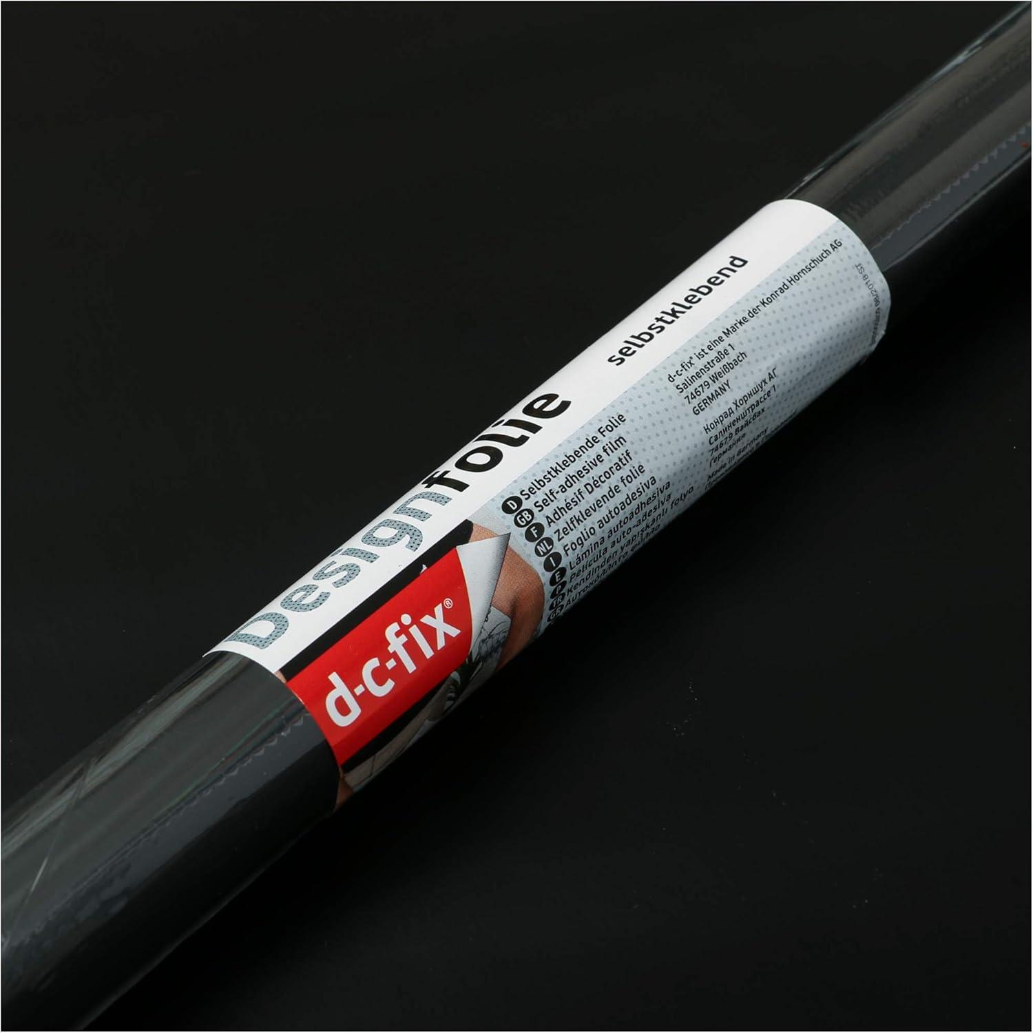 Dc-fix 346-8091 26 x 78 in. Decorative Self Adhesive Film, Matt Black