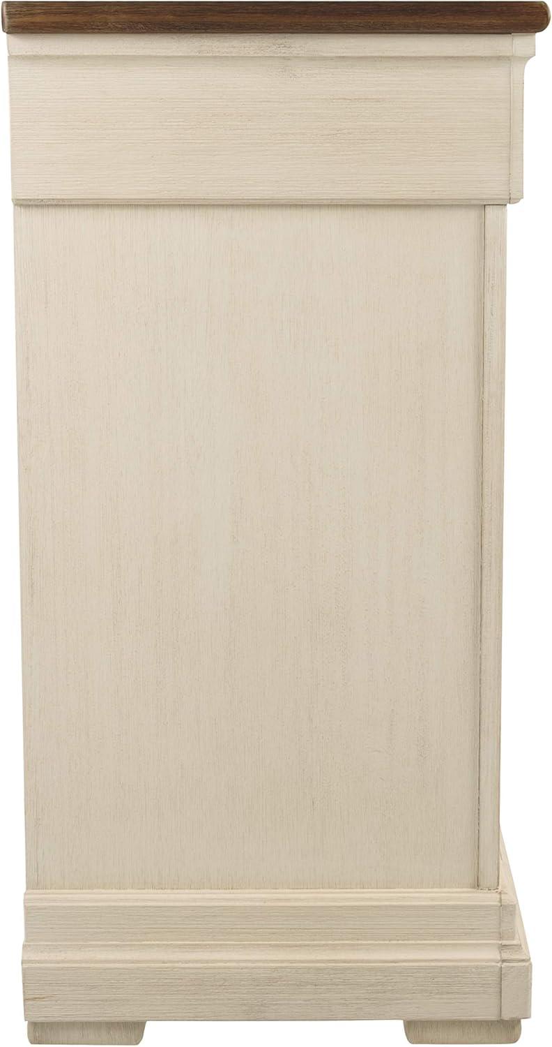 Bolanburg Dresser Antique White: 9-Drawer Storage, No Assembly - Signature Design by Ashley