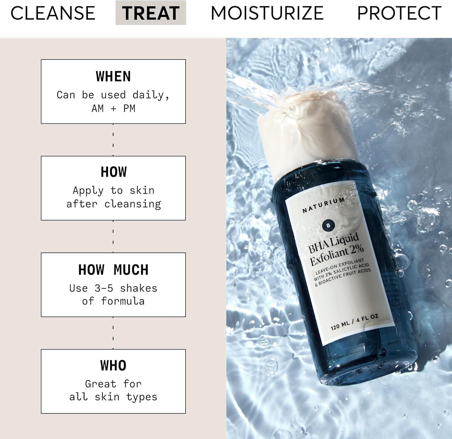 Naturium BHA Liquid Exfoliant 2% - 4 fl oz