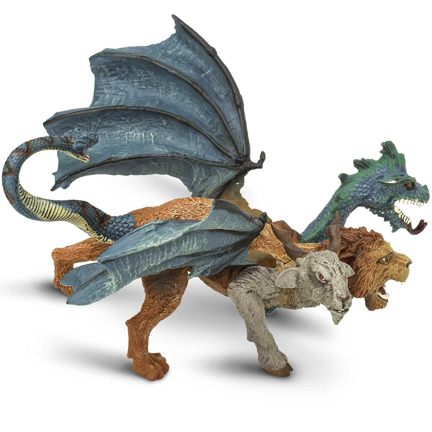 Safari Ltd. Chimera Figurine - Detailed 7" Mythical Hybrid Creature Figure - Educational Toy for Boys, Girls, and Kids Age 3+