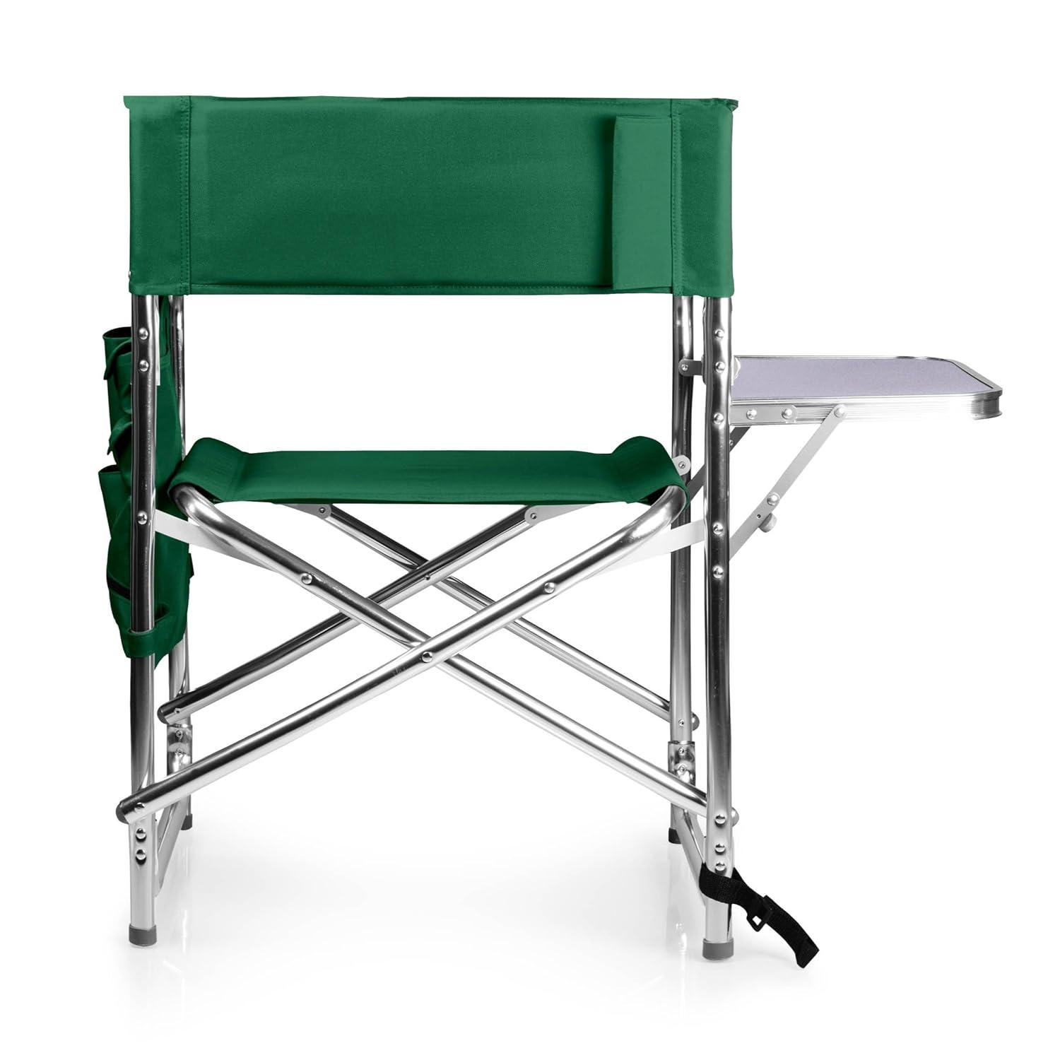 Picnic Time Sports Outdoor Portable Camp Chair with Side Table