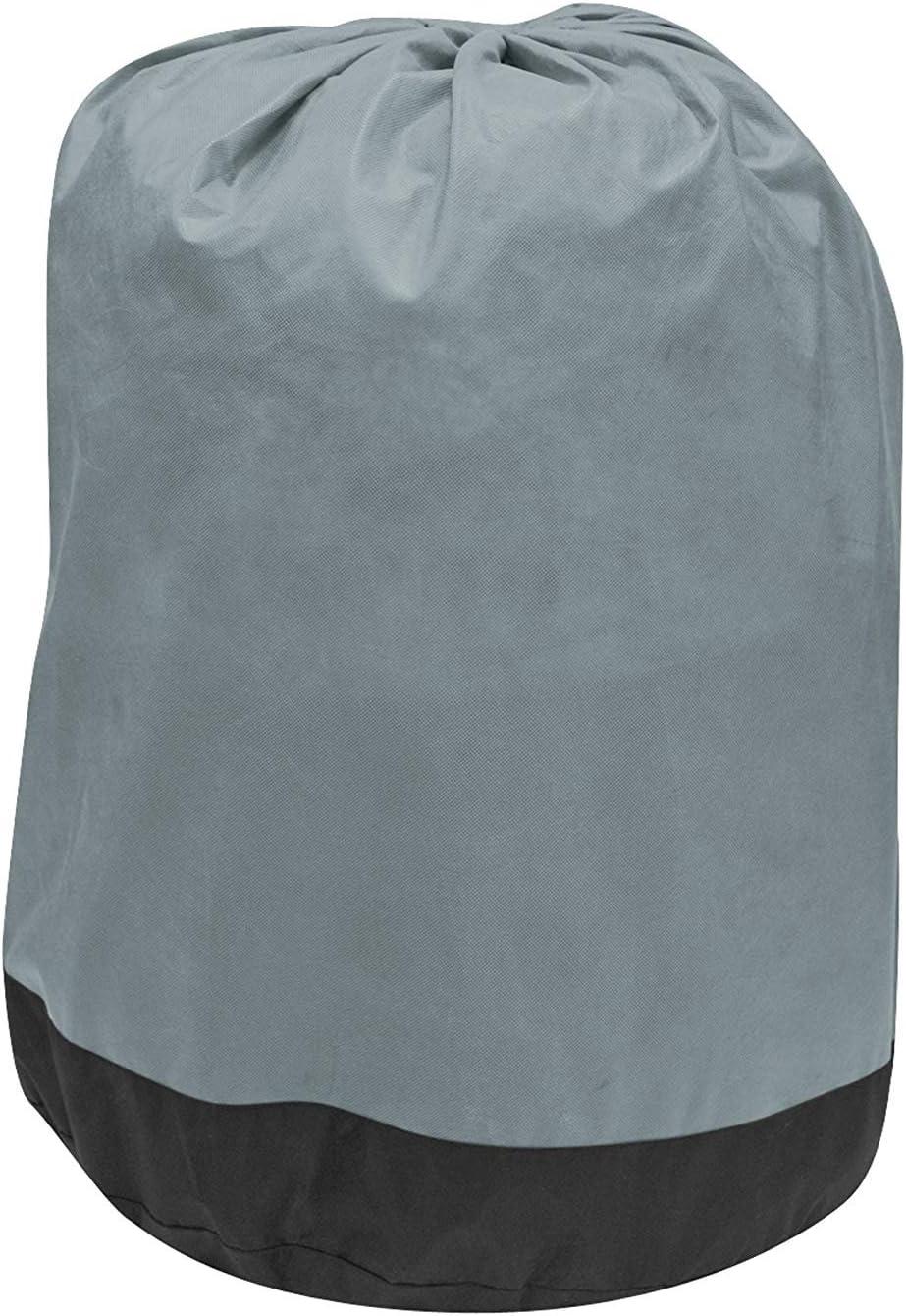 PolyPRO III Gray and White Travel Trailer Cover with UV Protection