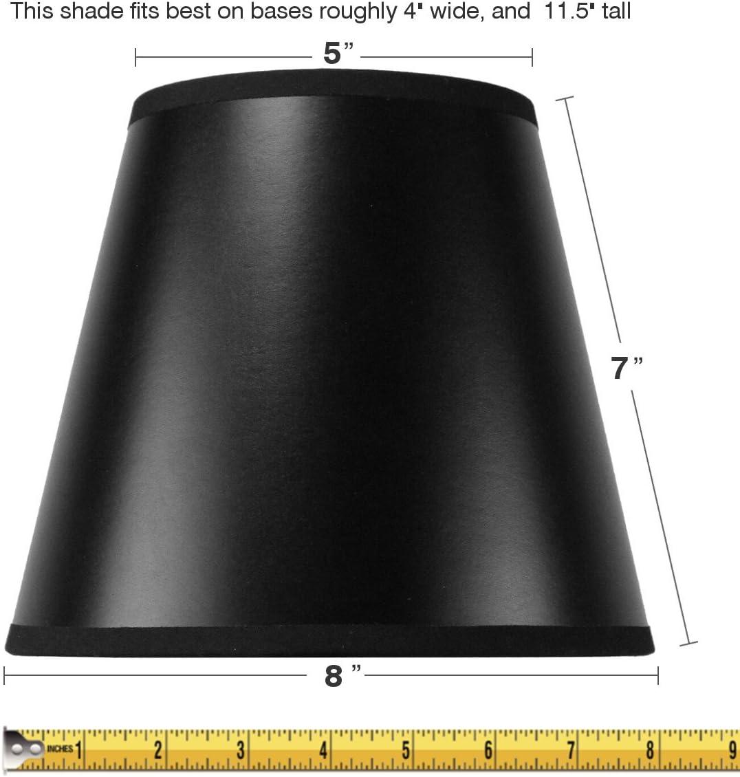 Home Concept Inc 7'' H x 8'' W Silk Empire Lamp Shade