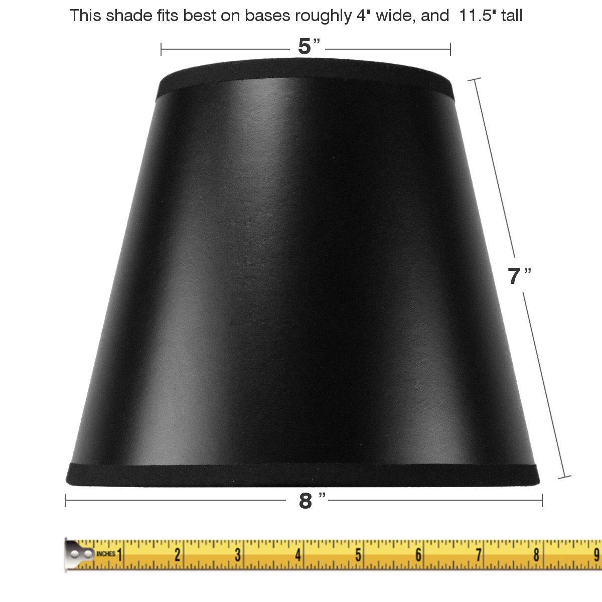 Home Concept Inc 7'' H x 8'' W Silk Empire Lamp Shade