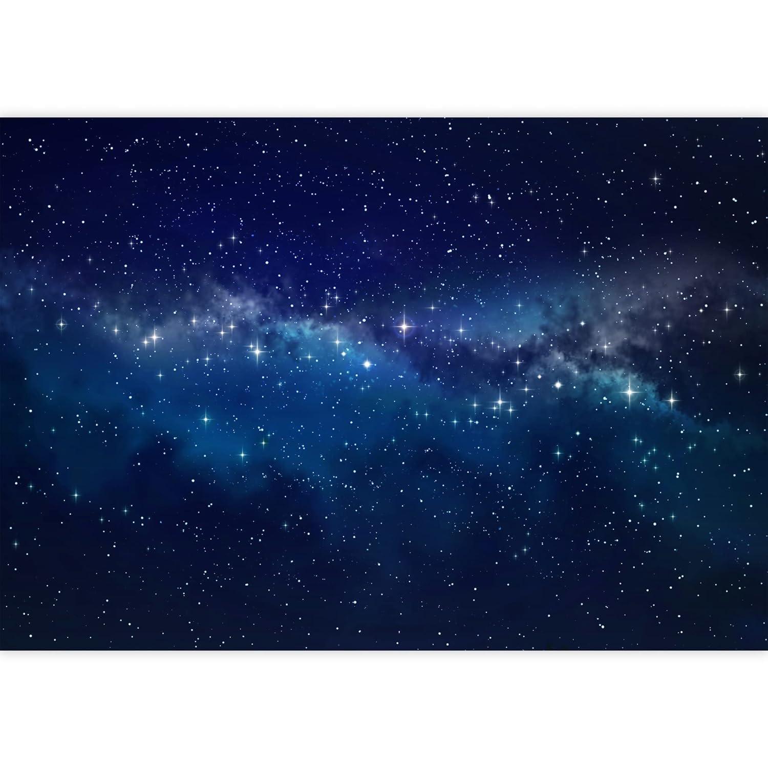 wall26 - Starry Night Sky Deep Outer Space - Removable Wall Mural | Self-Adhesive Large Wallpaper - 66x96 inches