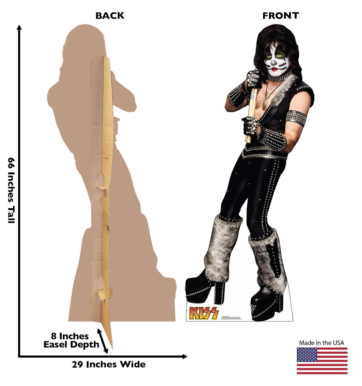Advanced Graphics Kiss 66'' Musicians Cardboard Standup