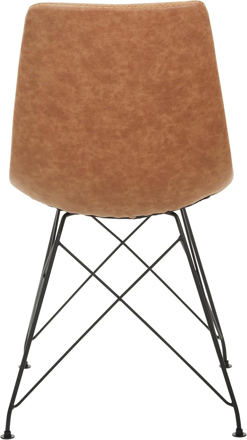 Carbon Loft  Levant Chair (Set of 2) Charcoal Leather