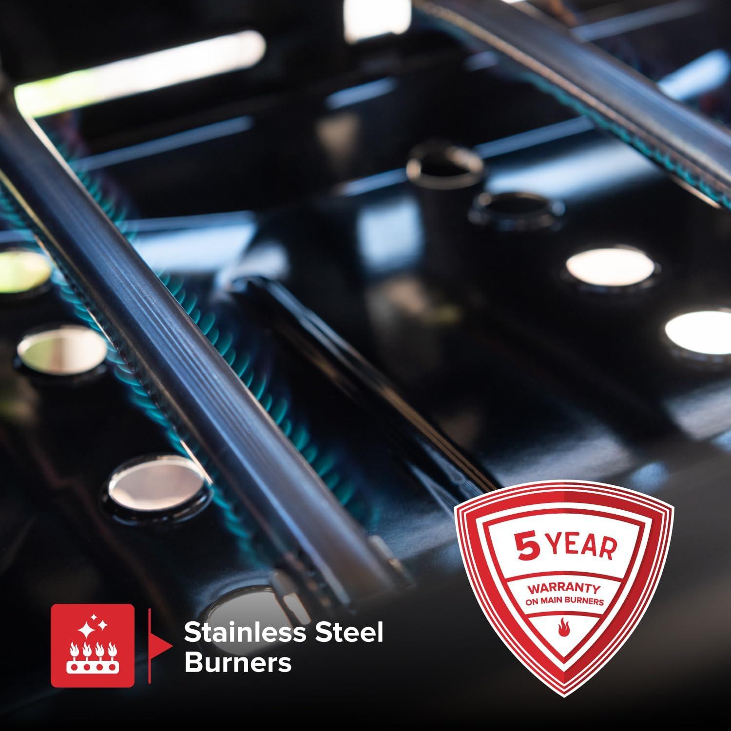 Nexgrill 3-Burner Black and Stainless Steel Propane Gas Grill