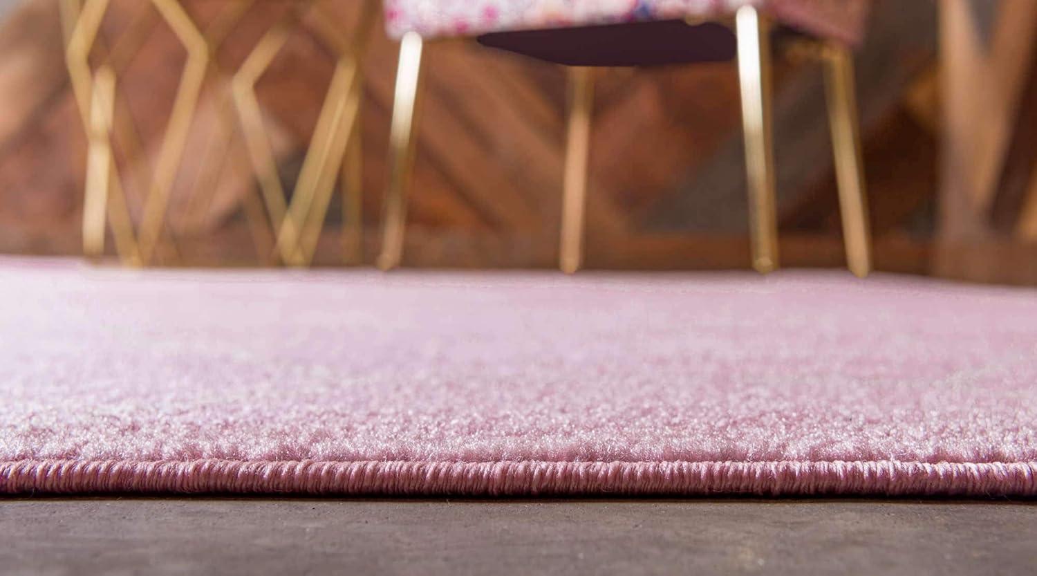Unique Loom 8' 0 x 11' 0 Trellis Frieze Geometric Light Pink Area Rug