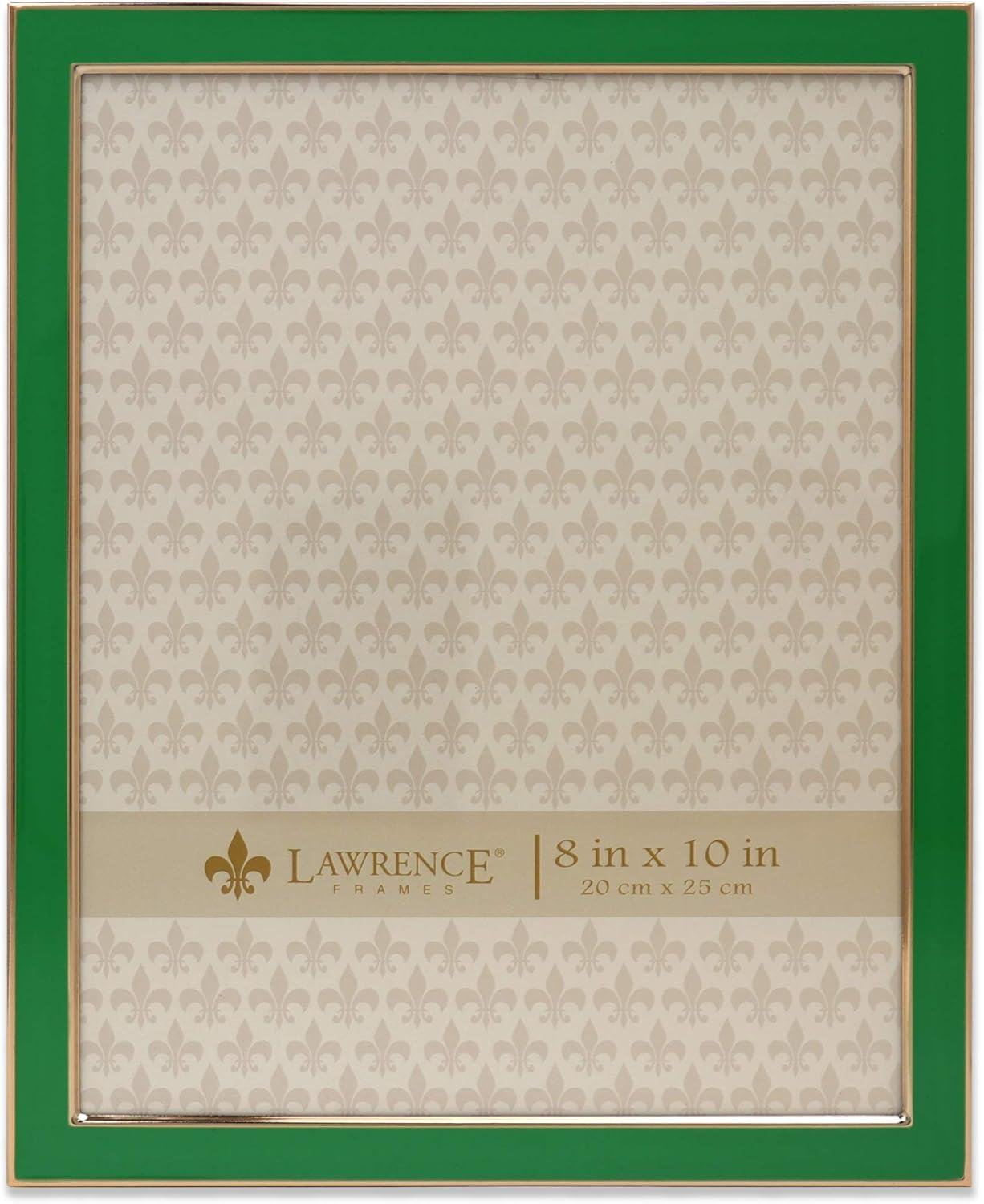 Lawrence Frames 8.78" x 10.79" Polystyrene Picture Frame, Green
