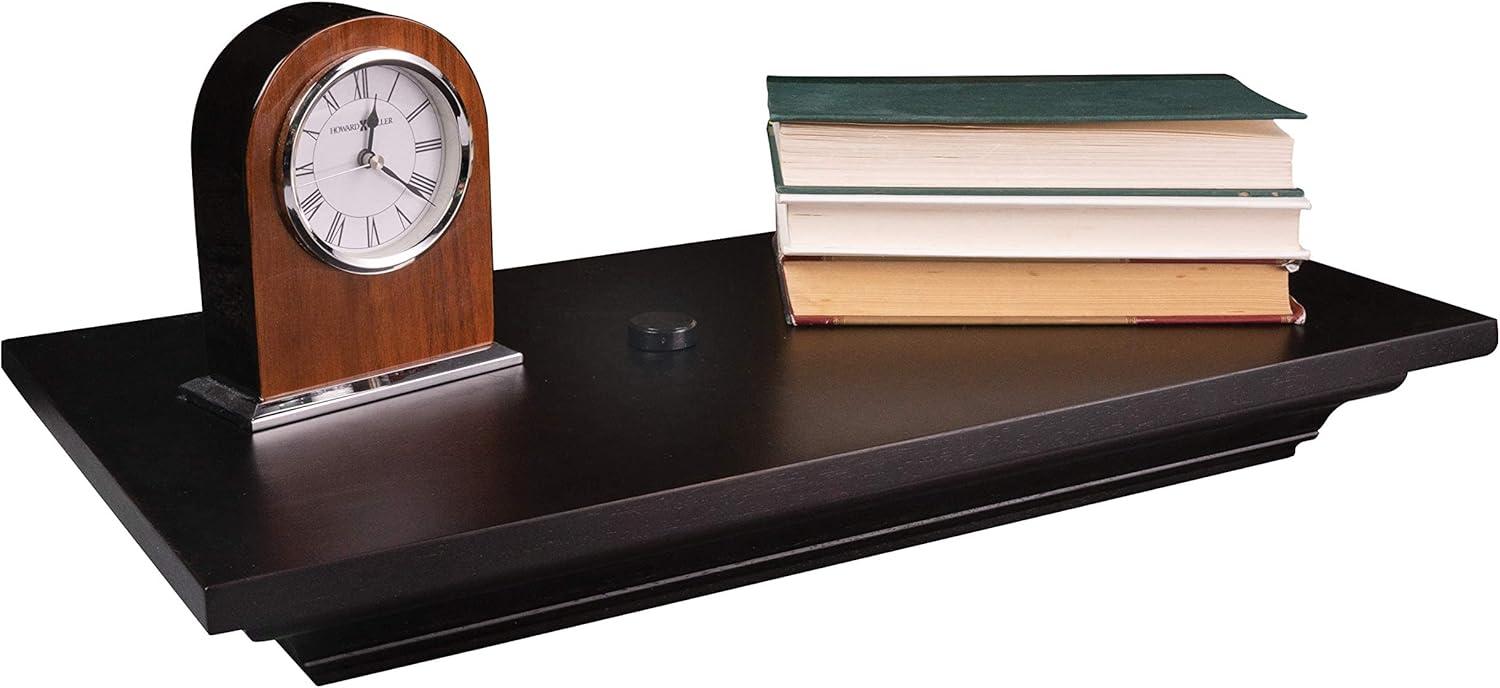 Oak Stained Magnetic Secret Compartment Shelf with LED Light