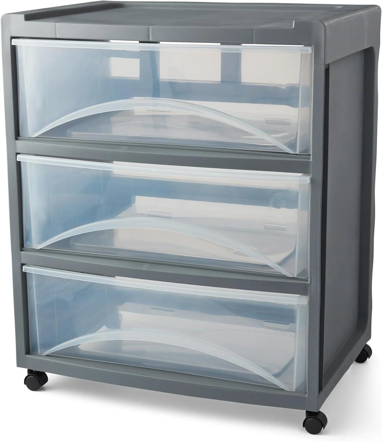 3 Drawer Storage Drawer