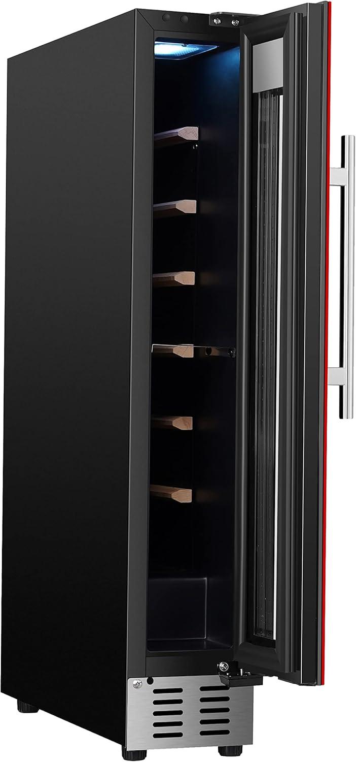9 bottle Built-in/Freestanding Wine Ref with 7 color LED Lights