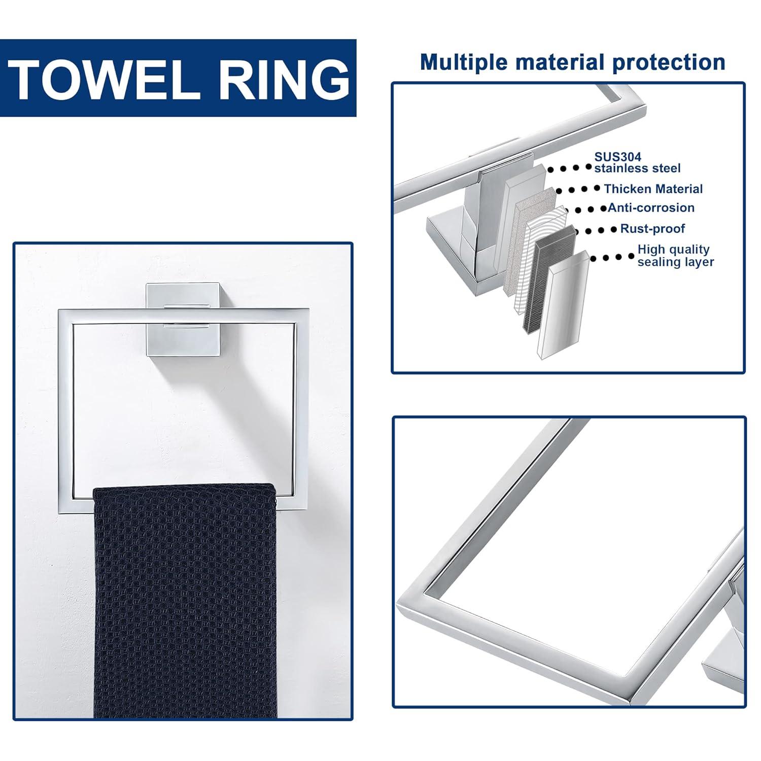 5-Piece Bathroom Hardware Set
