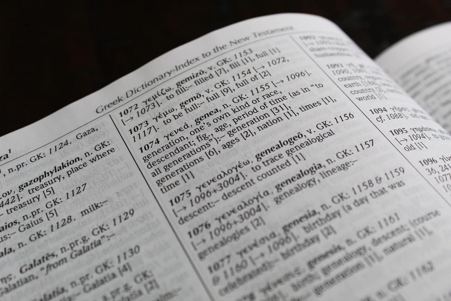 The Strongest Strong's Exhaustive Concordance of the Bible Larger Print Edition - by  John R Kohlenberger III (Hardcover)