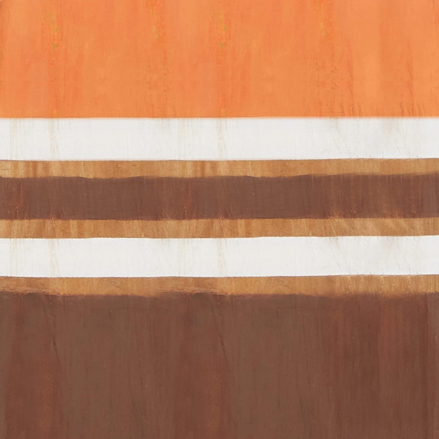 DecMode Multi Colored Wood Novelty Canoe Oar Paddle Wall Decor with Arrow and Stripe Patterns (2 Count)