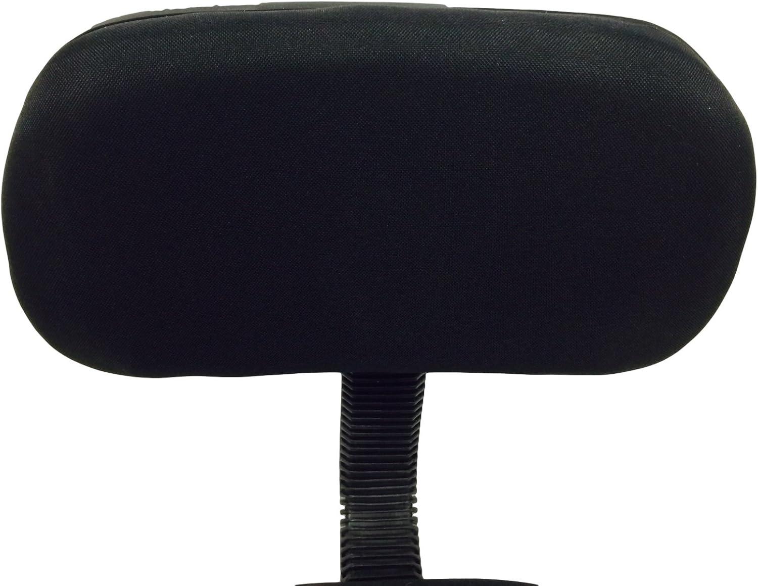 ErgoFlex Black Fabric and Metal Adjustable Swivel Task Chair