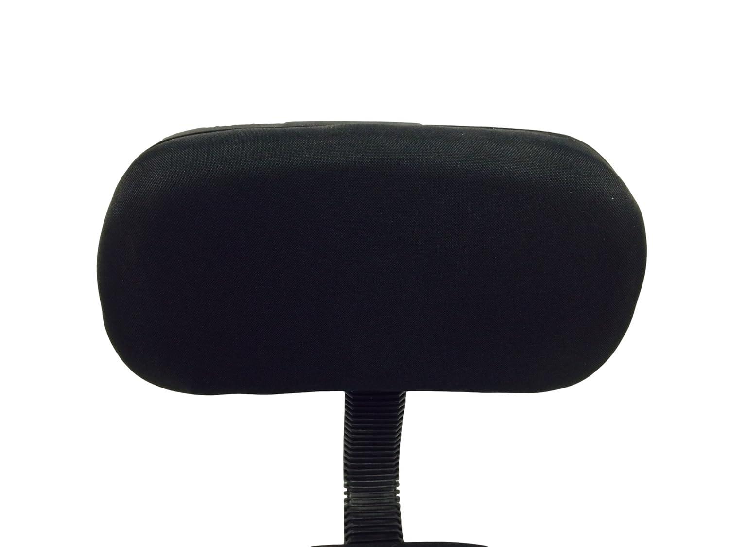 Kids Armless, Adjustable, Swiveling Desk Chair - Black