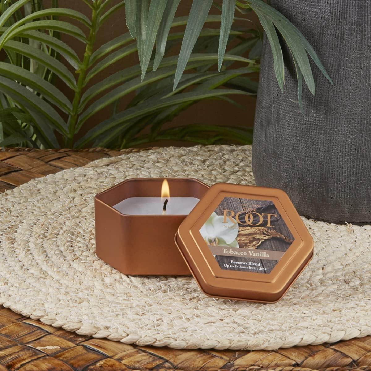 Root Candles Root Tobacco Vanilla Scented Jar Candle