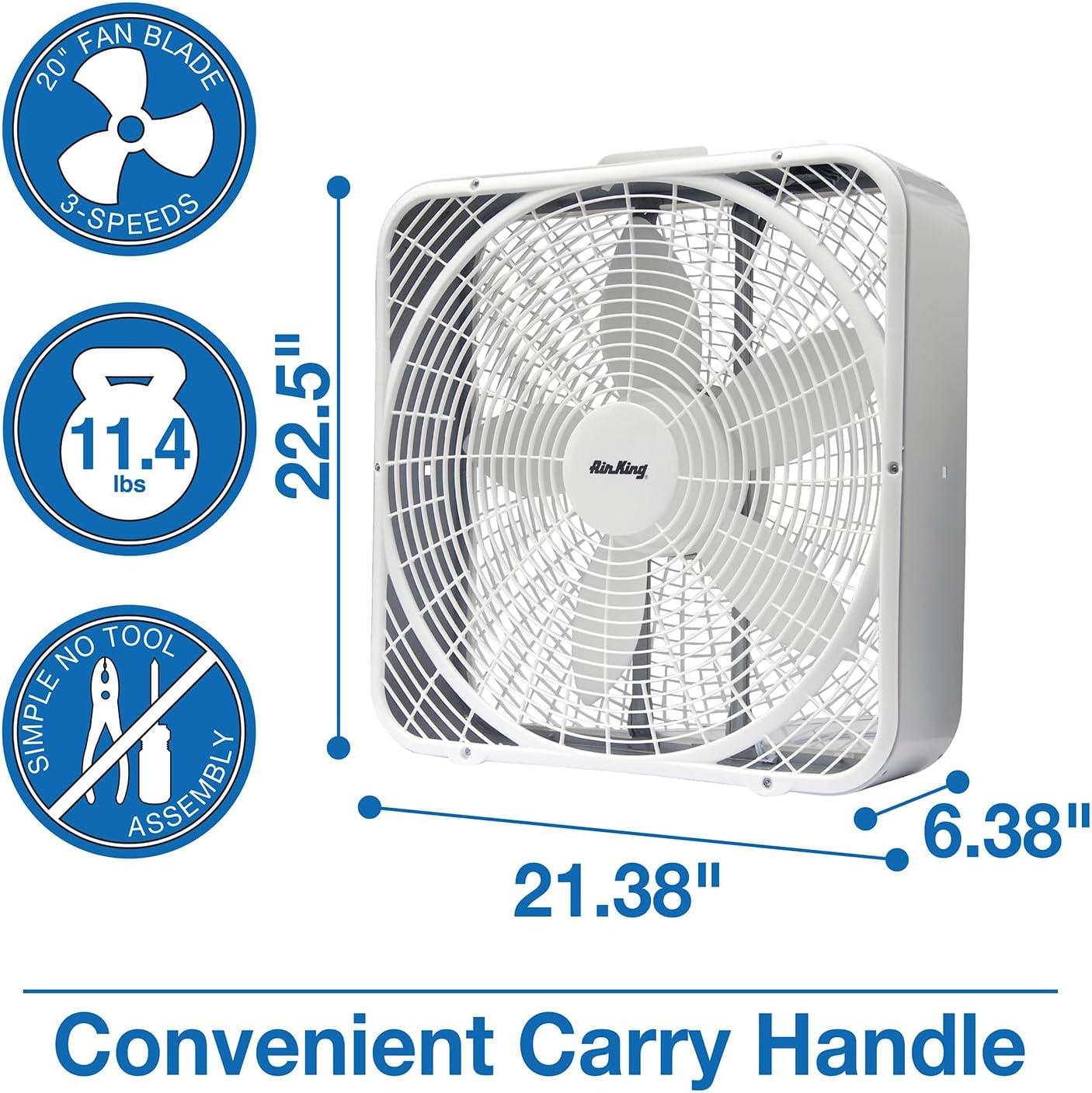 Air King Commercial Grade Box Fan 20In