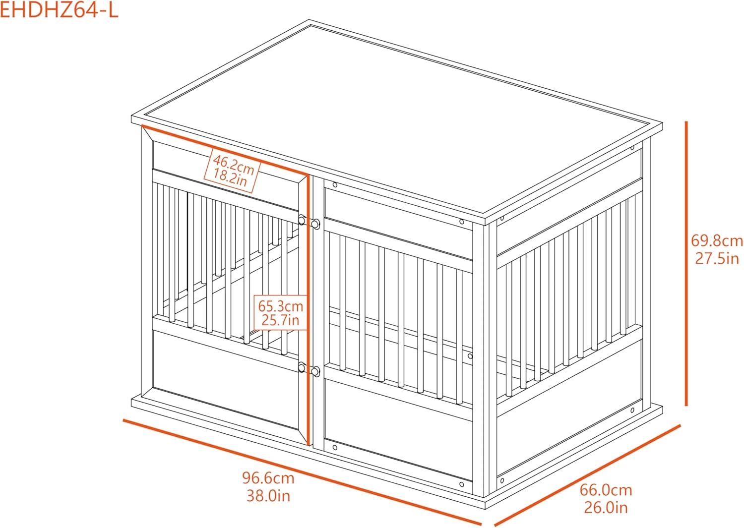 New Age Pet Horizon Pet Crate - ECOFLEX, Stainless Steel, Easy Access Door, 10-Year Warranty
