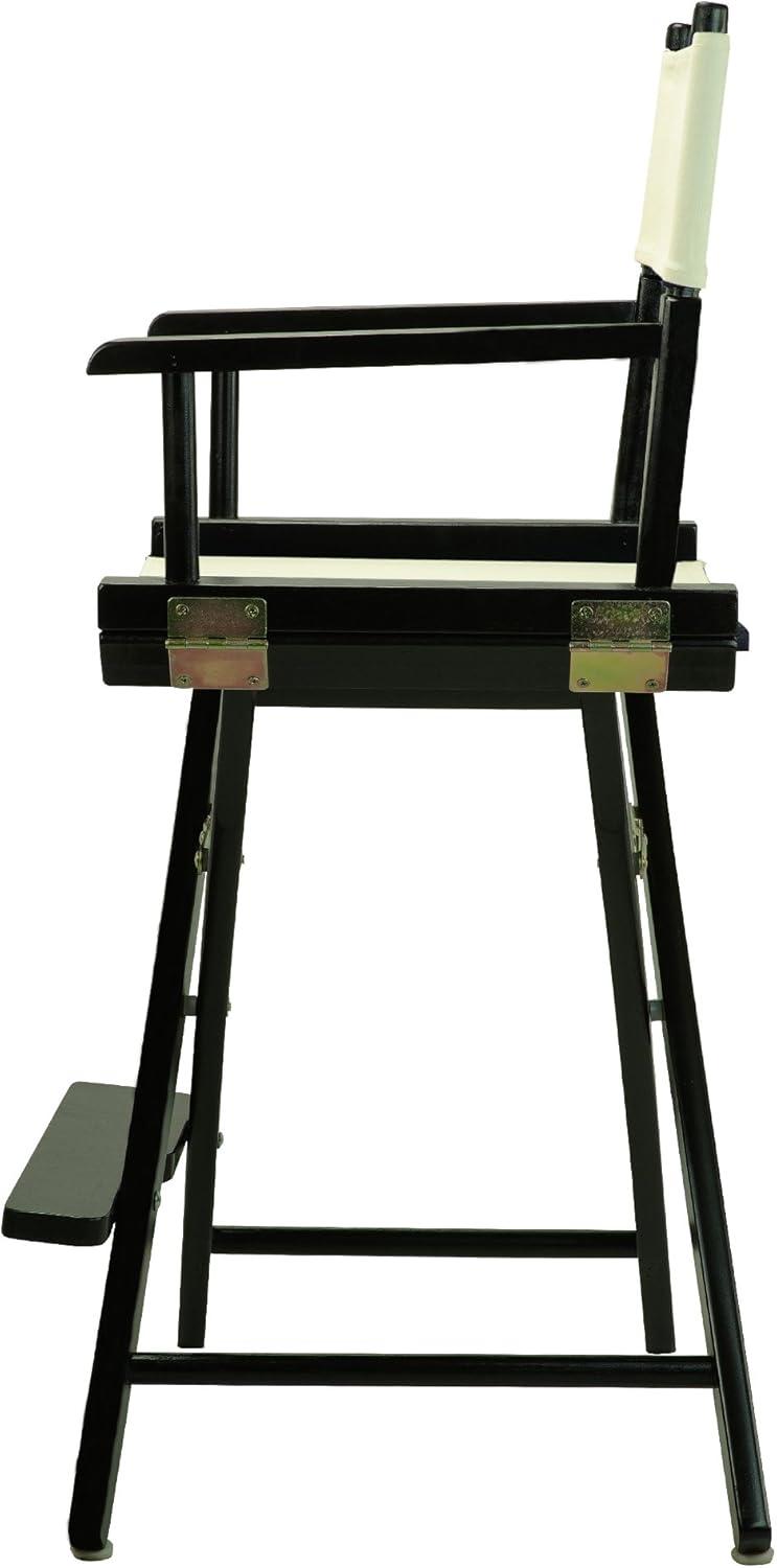 Casual Home 24" Director's Chair Black Frame-with Wheat Canvas, Counter Height
