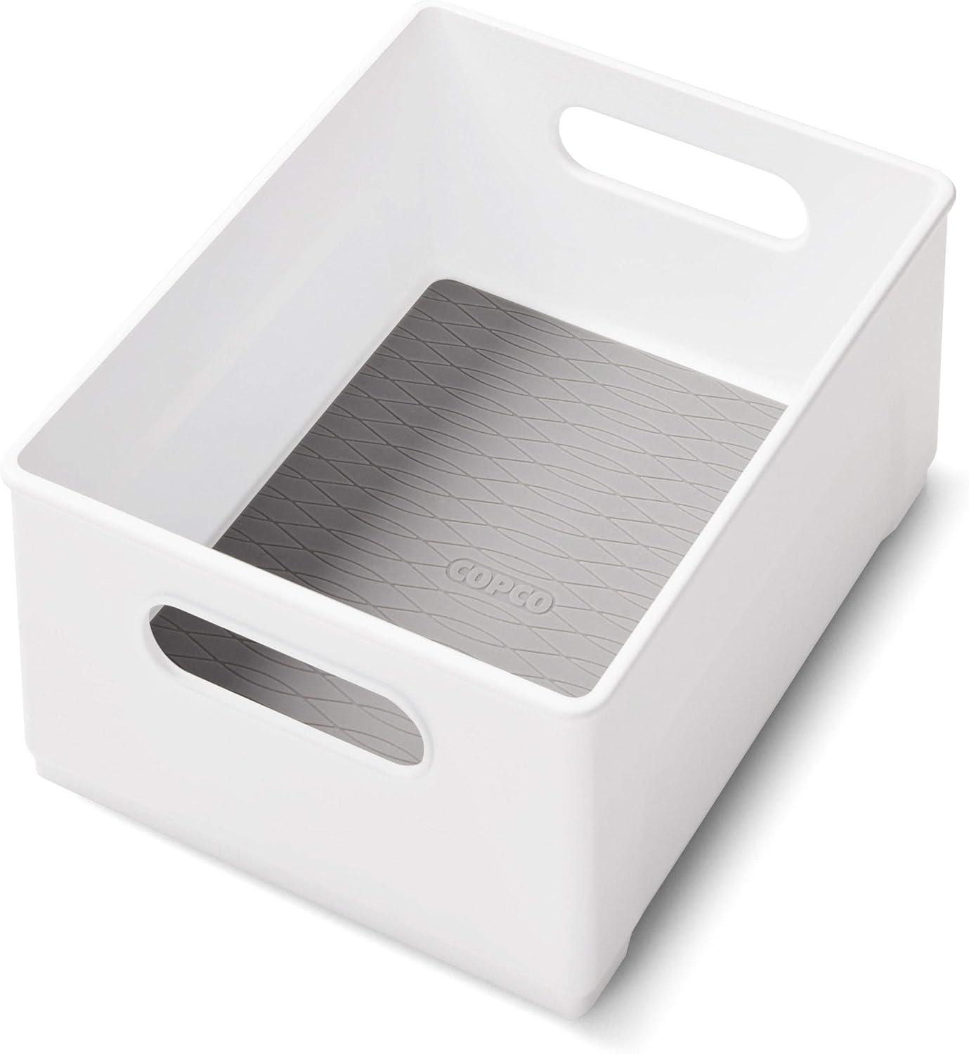 Copco Cabinet Storage Bin - White