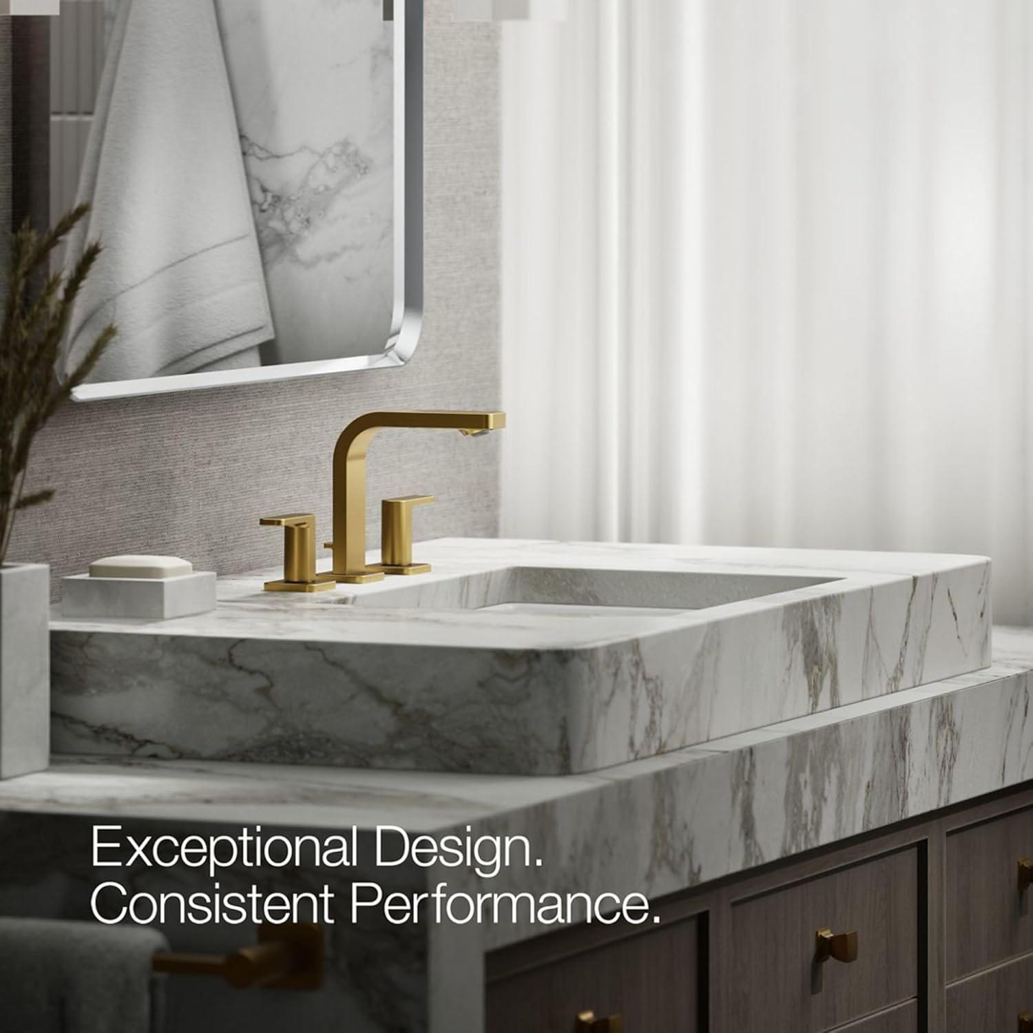 Kohler ® Parallel Brass Bathroom Sink Faucet and Handles