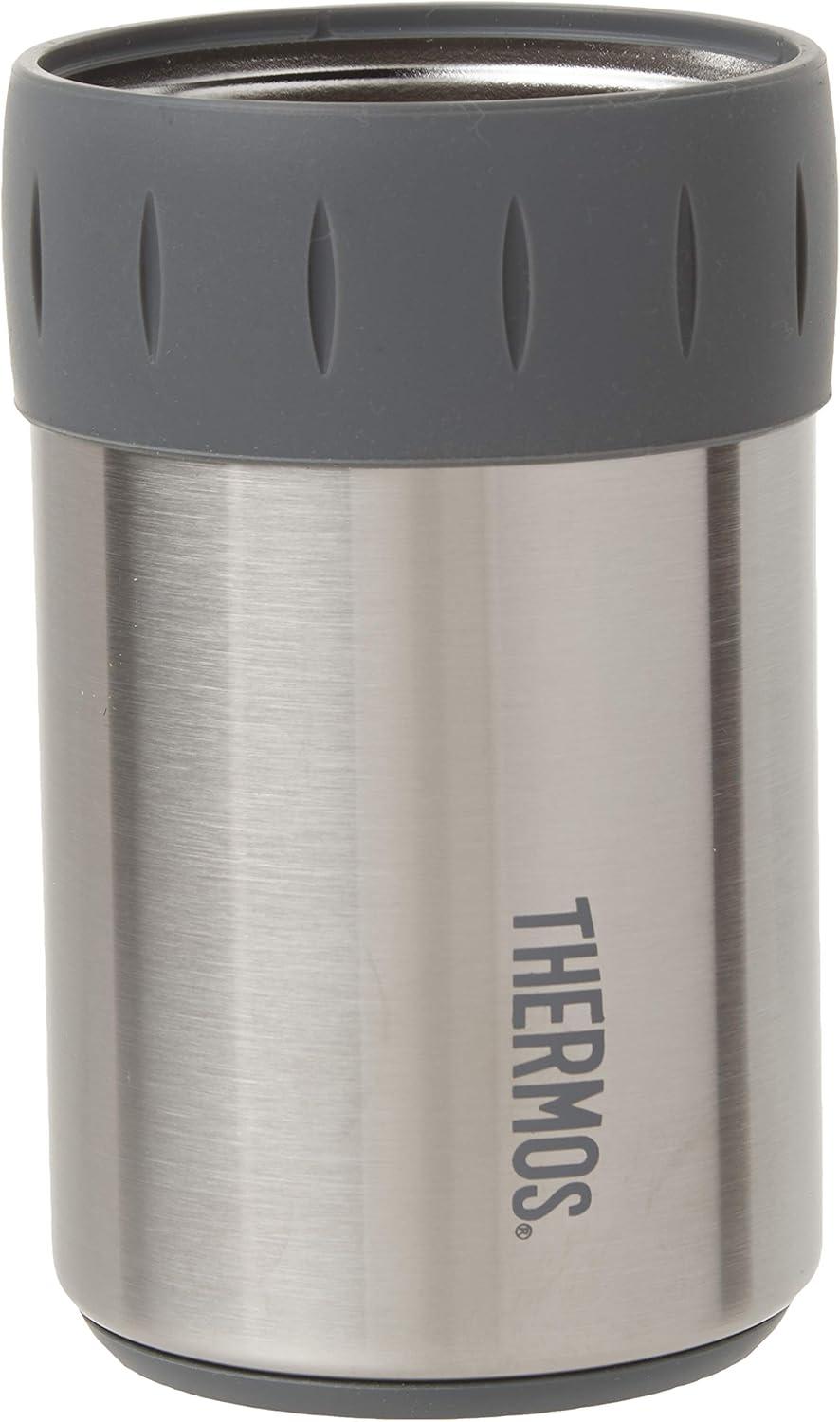 Thermos 12 oz. Insulated Stainless Steel Beverage Can Insulator - Silver/Gray