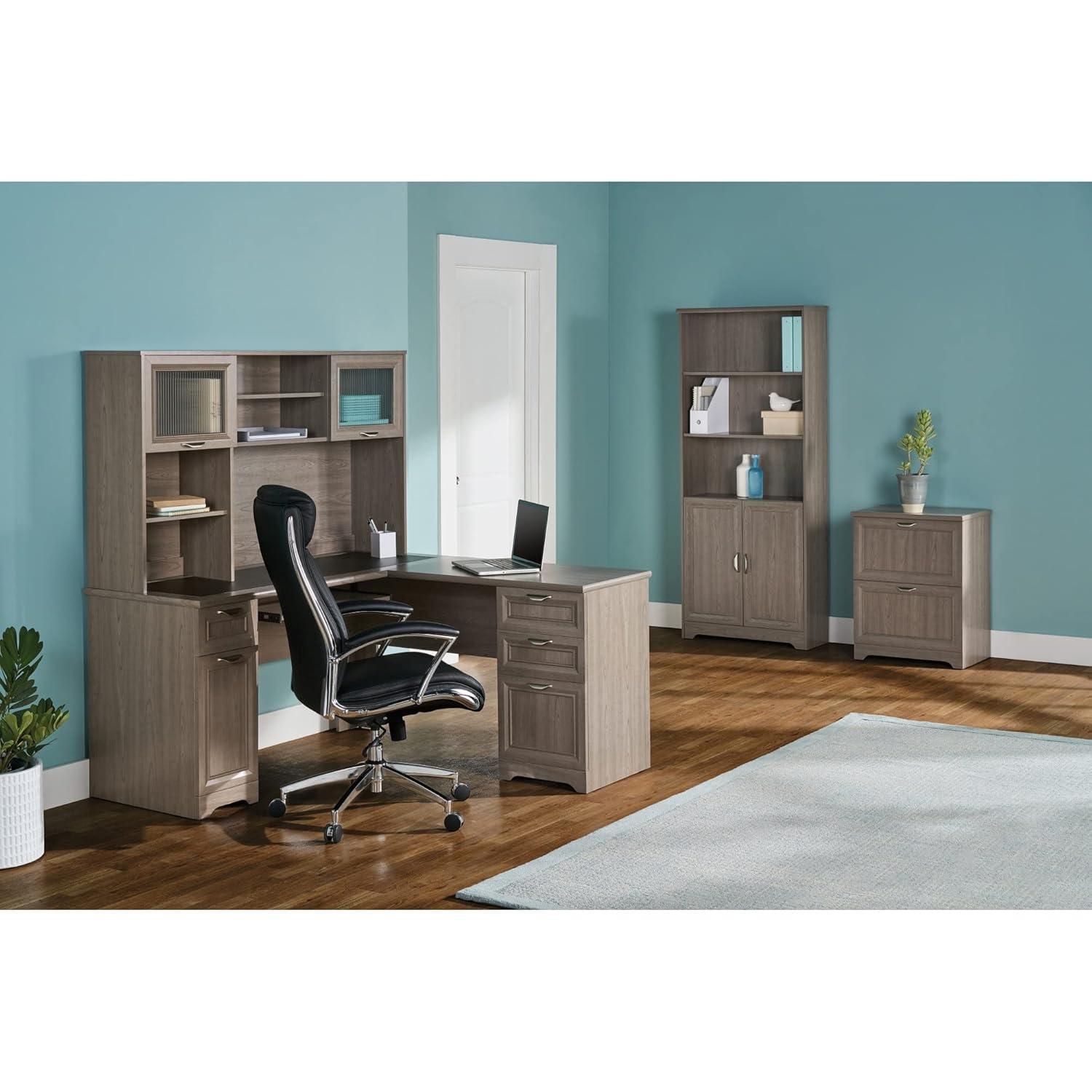 Magellan 23-1/2"W x 16-9/16"D Lateral 2-Drawer File Cabinet, Gray