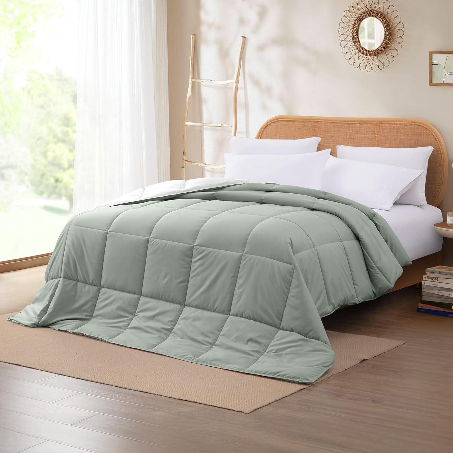 Modern Threads Modern Threads Sanctuary by PCT Down Alternative Microfiber Quilted Reversible Comforter & Duvet Ins