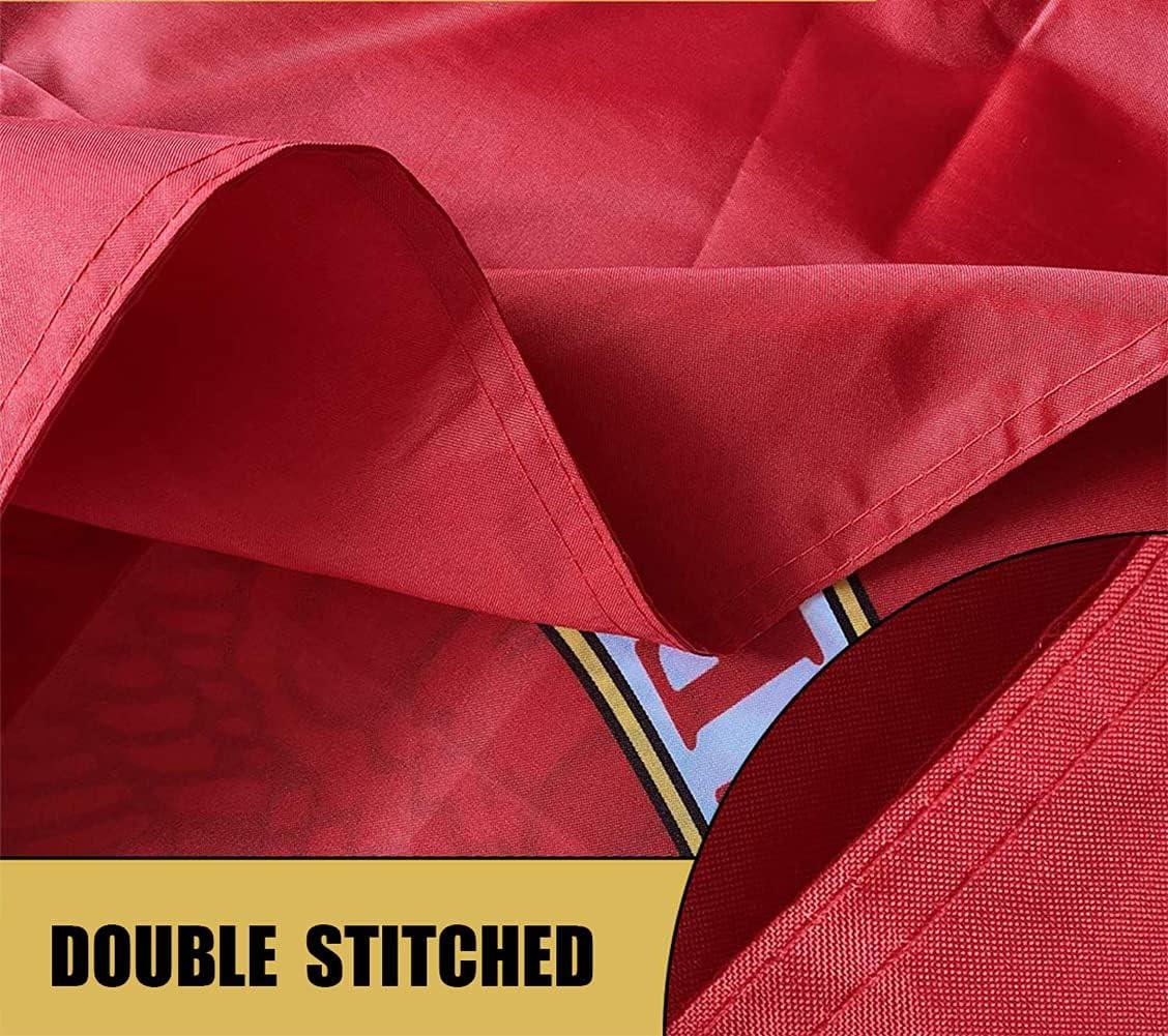 US Marine Corps Red Heavy Duty Polyester Flag 3x5 with Brass Grommets