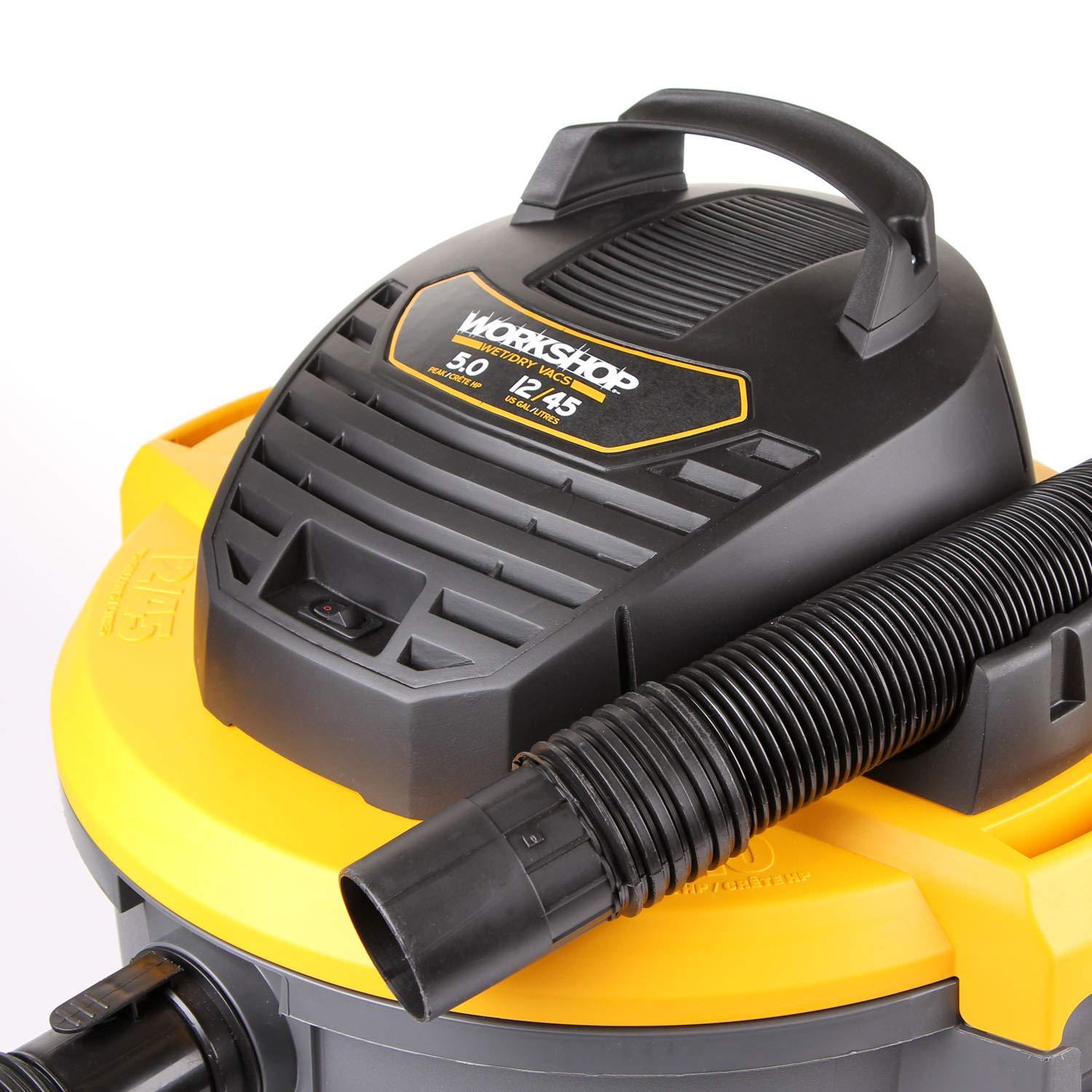 Extra Long Black Plastic Wet/Dry Vacuum Hose with Locking Tab