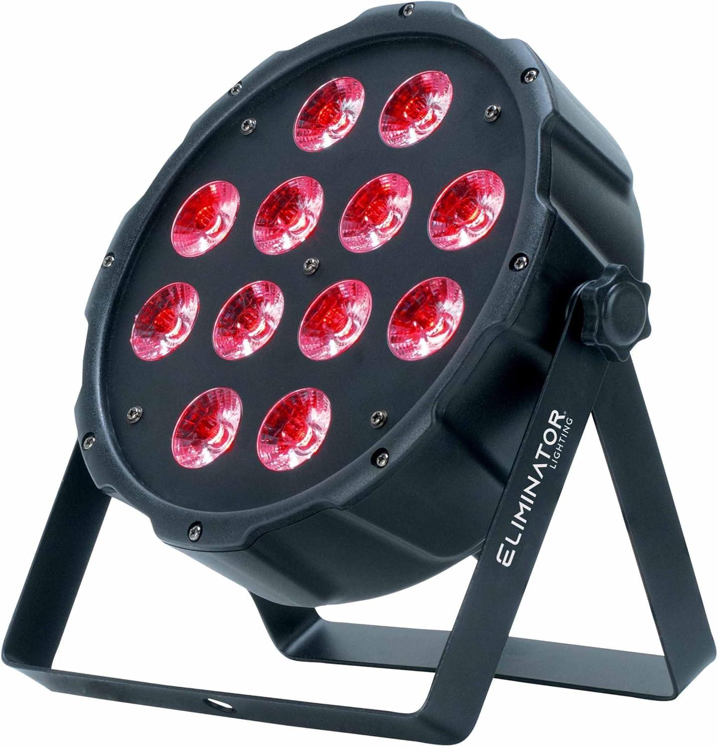 Eliminator Black 12-Light RGBWA+UV LED Par Fixture