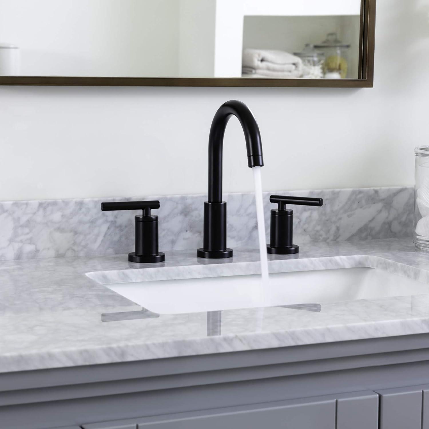 Miseno MNO1343CP Mia Widespread Bathroom Faucet with Brass Push-Pop Drain Assembly, Polished Chrome