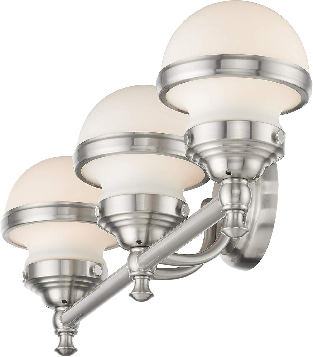 Livex Lighting Oldwick 3 - Light Vanity in  Brushed Nickel
