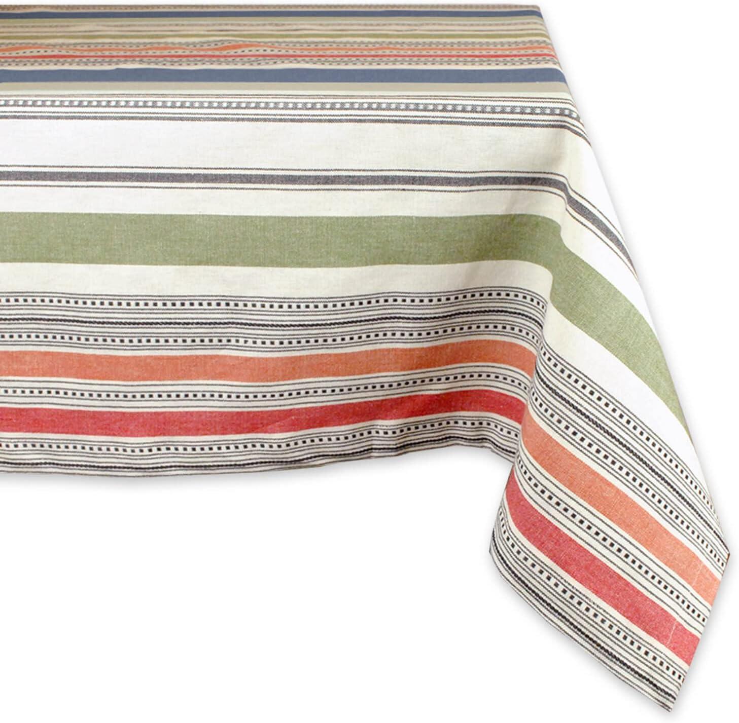 Warm Stripe Tablecloth 60x84