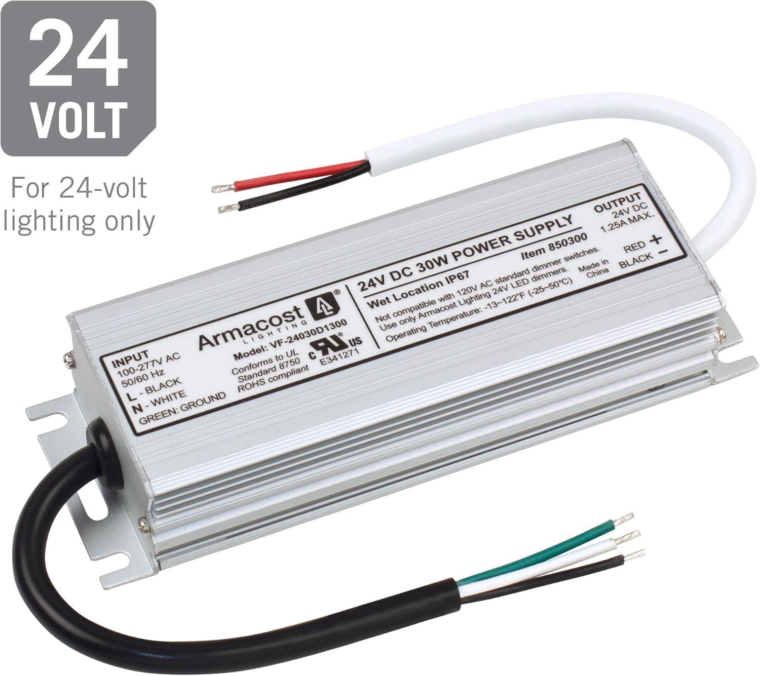 Standard Indoor/Outdoor LED Driver 24V DC, Electronic Transformer