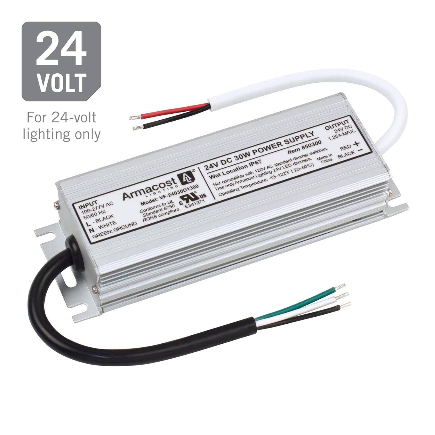 Standard Indoor/Outdoor LED Driver 24V DC, Electronic Transformer
