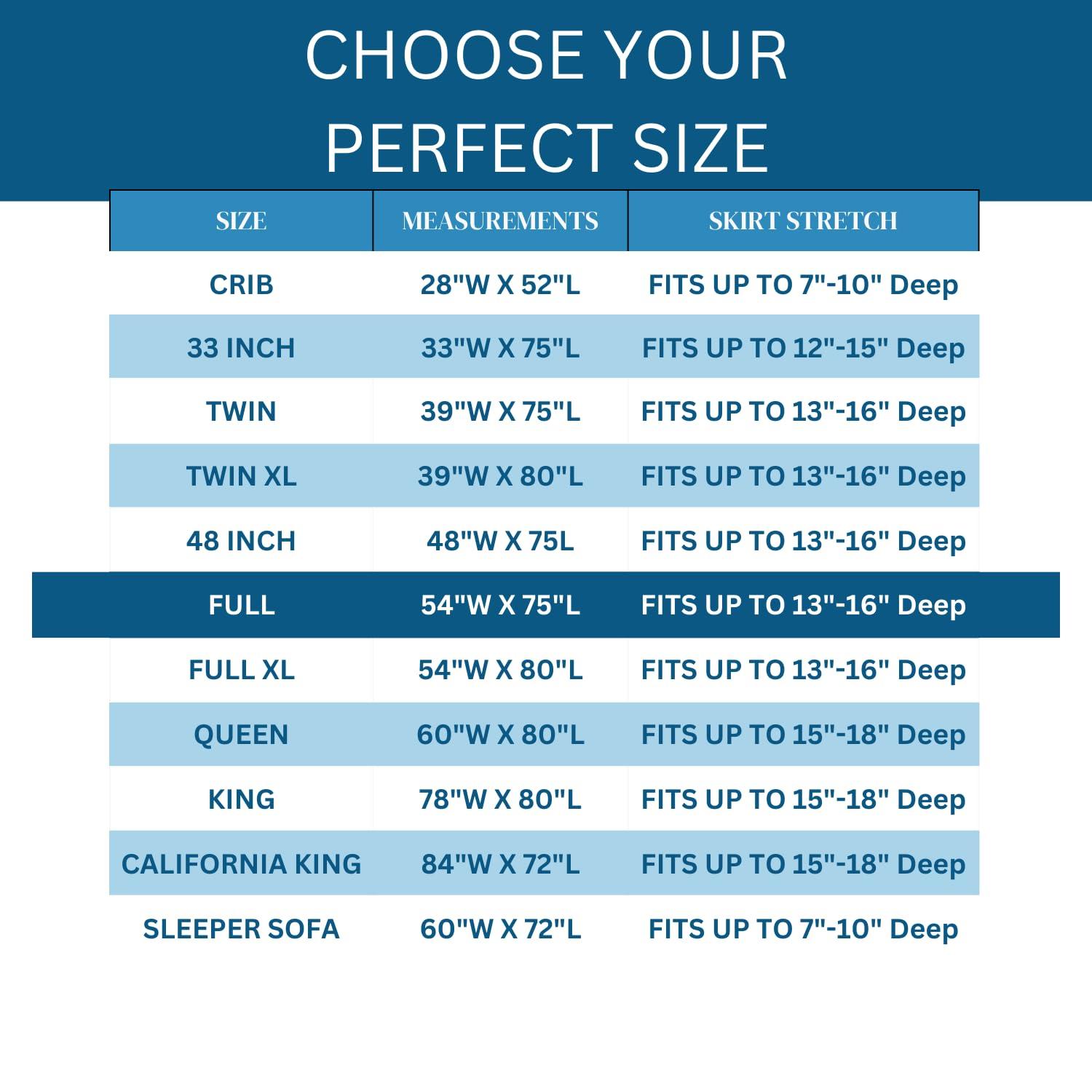 Full Mattress Protector by Guardmax: Terry Cotton, Waterproof, Soft & Comfortable Cover with 13 Inch Deep Pockets