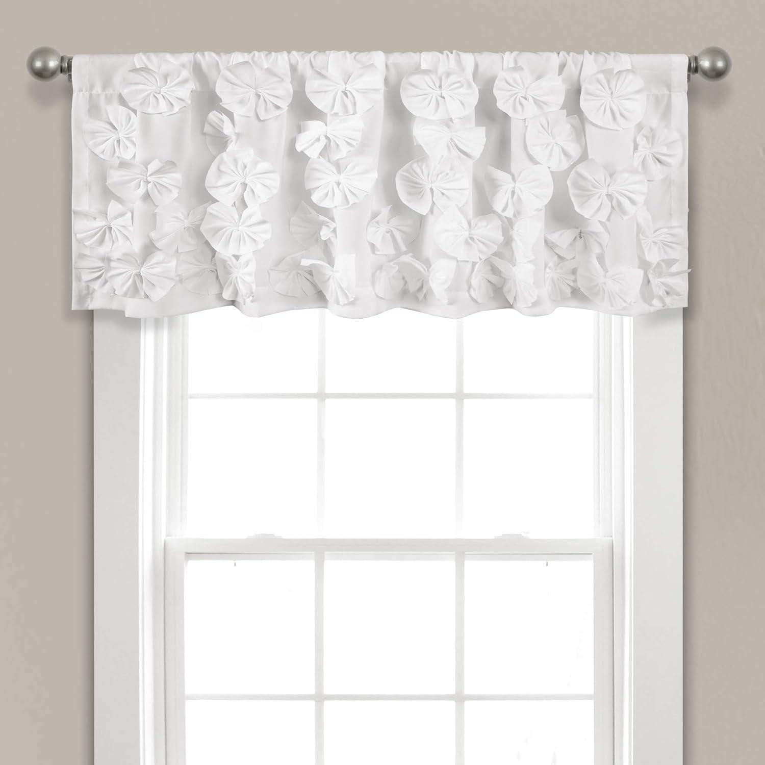 Scalloped 52'' W Window Valance