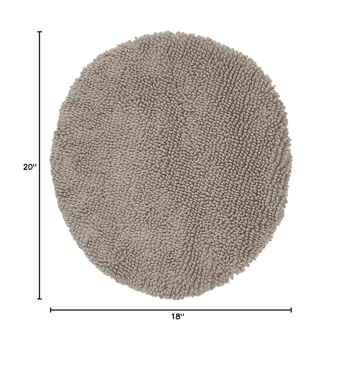 Better Trends Kus Corrigan 100% Cotton Machine Washable Anti-Skid Bathroom Rug