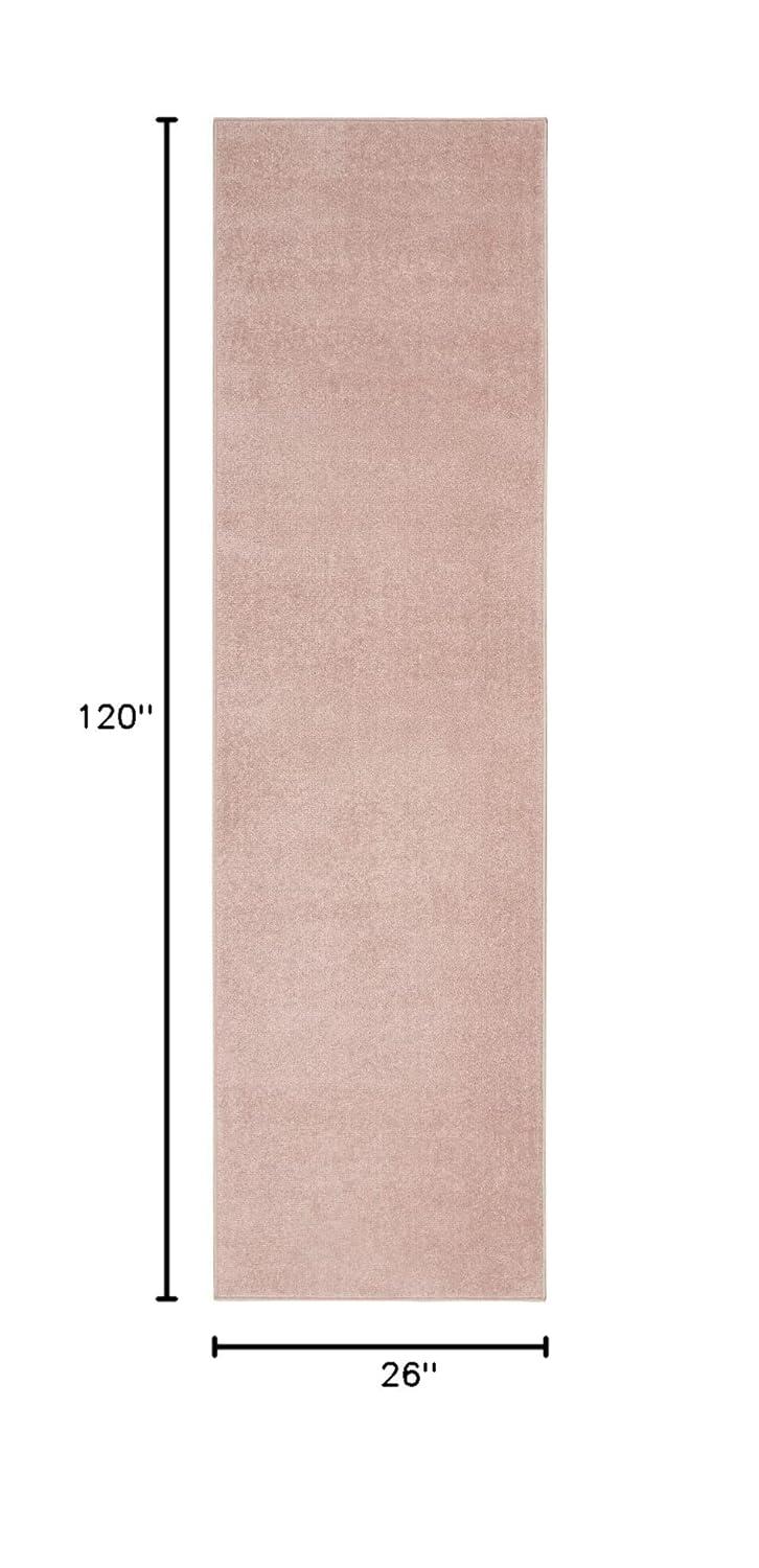 Nourison Essentials Easy Care Indoor Outdoor Area Rug - Pink 2'2" x 10'