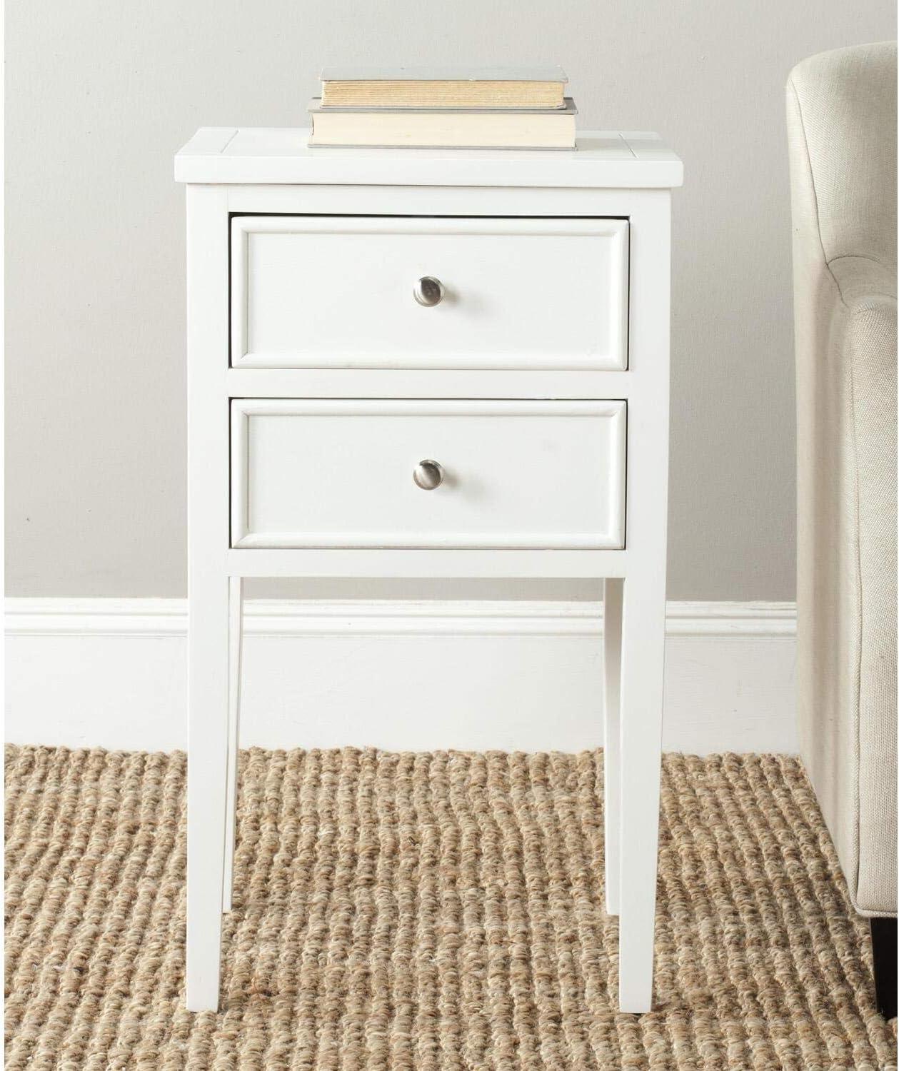 Toby Accent Table with Storage Drawers  - Safavieh